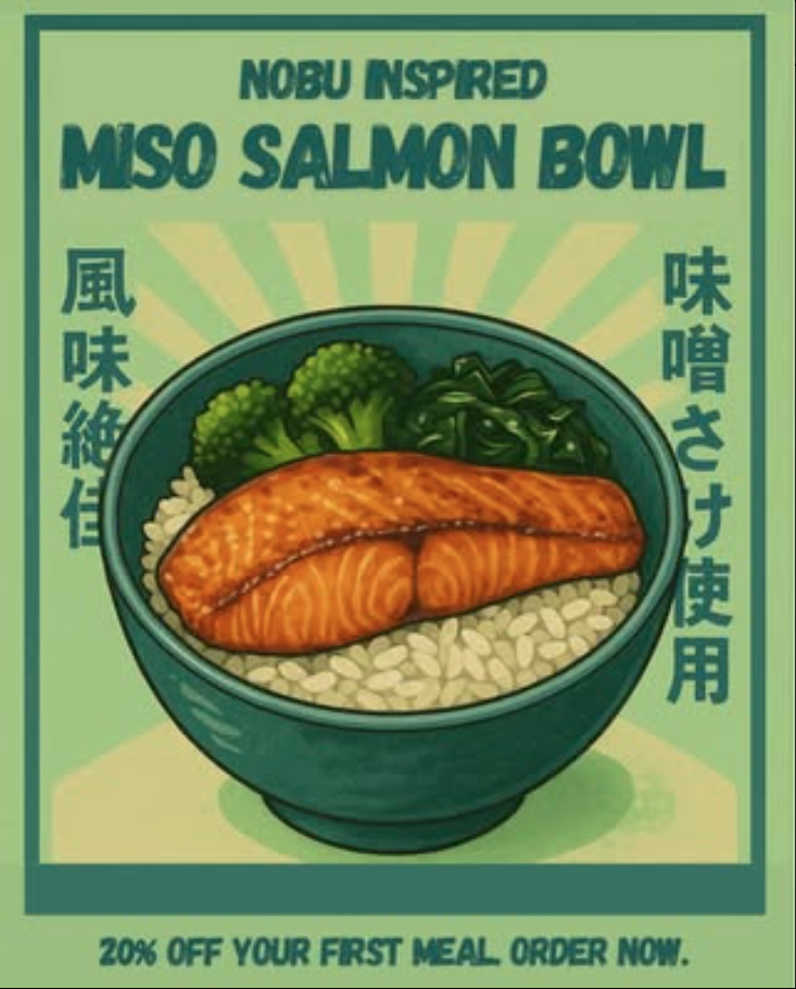 Miso-Glazed Salmon Bowl